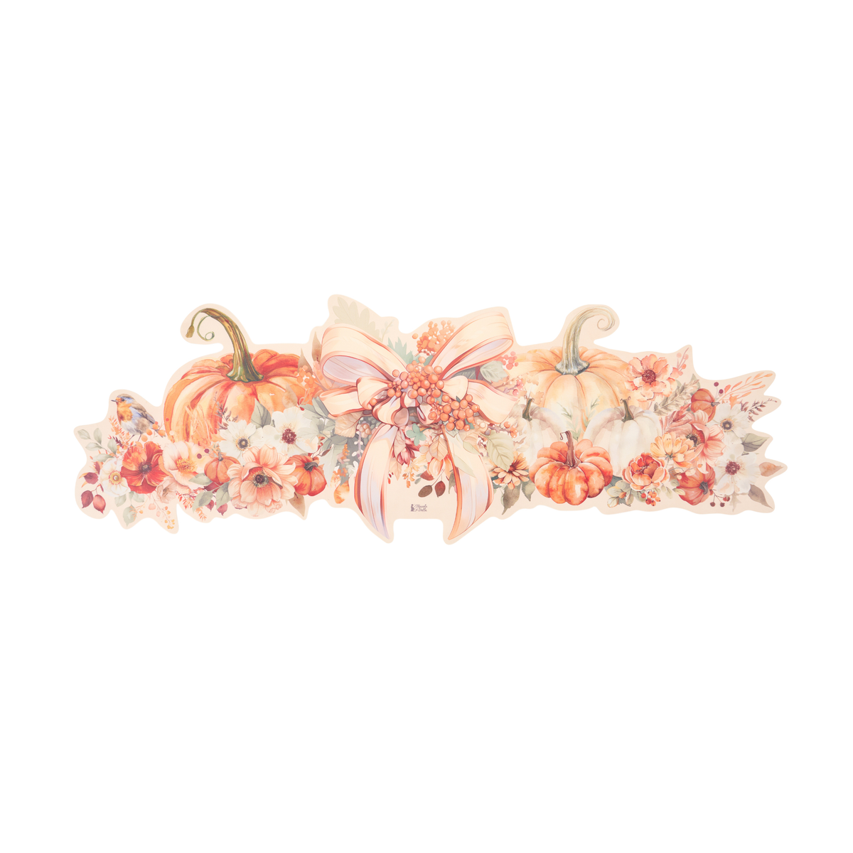 Centrotavola in vinile racconti d'autunno 110/38.5 cm - Nuvole di stoffa