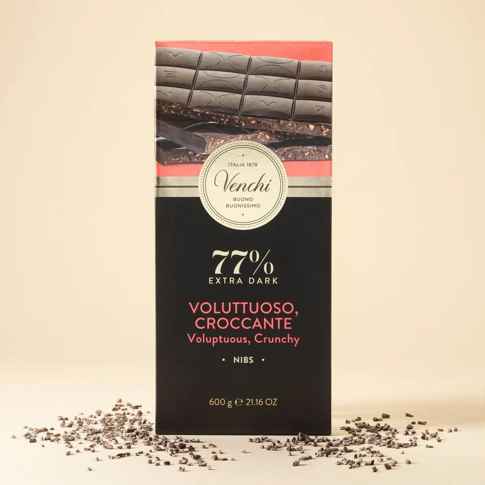 Venchi Maxi Tavoletta 77% Nibs 600g