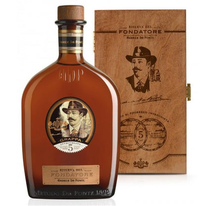 Da Ponte Cofanetto Legno Riserva del Fondatore 50 CL VOL 40%