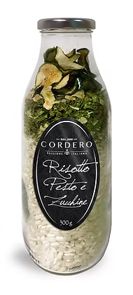 Cordero Bottiglia Risotto Pesto e Zucchine 300g