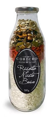 Cordero Bottiglia Risotto Misto Bosco 300g