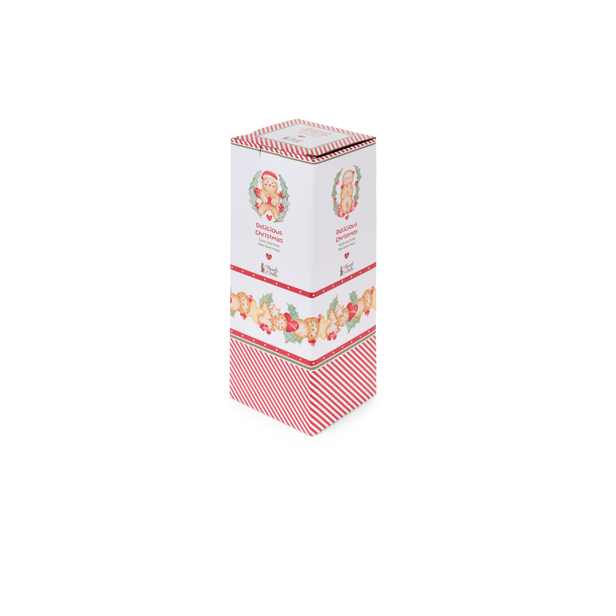 Set 4 tazze con expo e giftbox delicious christmas - Nuvole di stoffa