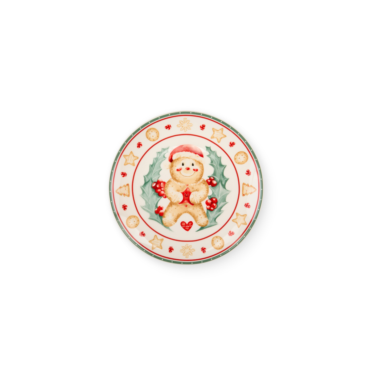 Set 2 piattino dolce/frutta delicious xmas con giftbox - Nuvole di stoffa
