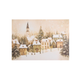 Quadro canvas citta' innevata 70x50 cm - Nuvole di stoffa