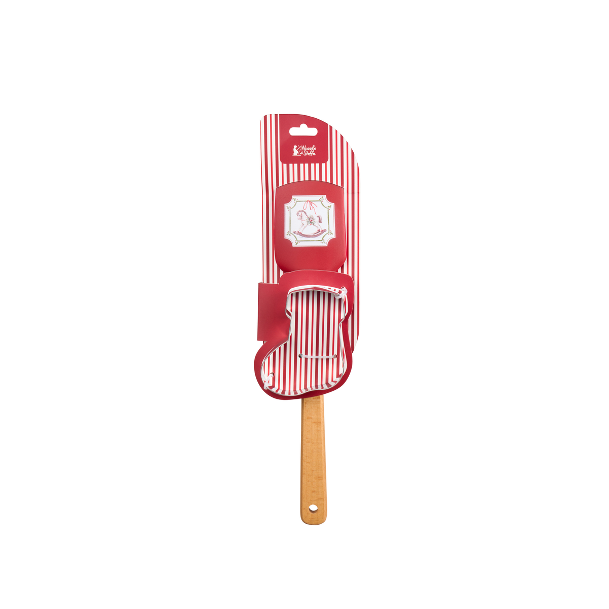 Assortimento set spatola in silicone con stampino in acciaio magic noel - Nuvole di stoffa