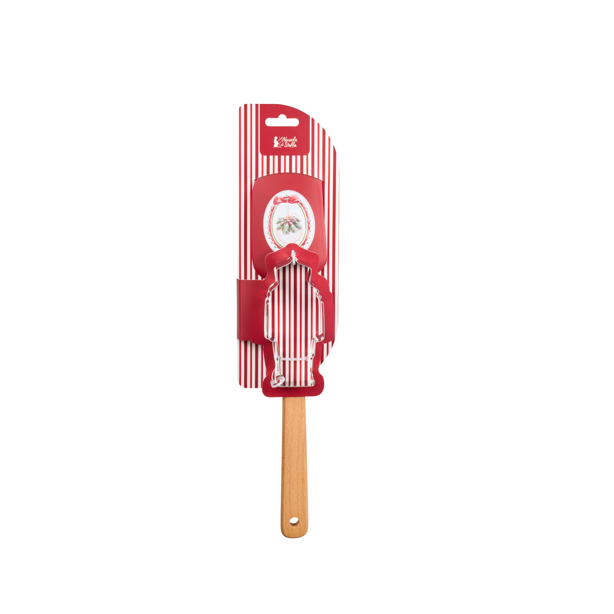 Assortimento set spatola in silicone con stampino in acciaio magic noel - Nuvole di stoffa