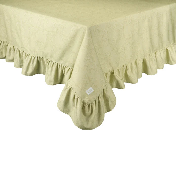 Tovaglia in stoffa "Flower Garden" con balza 190x250 - Nuvole di stoffa