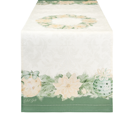 Runner in cotone silent gold 50x150 cm - Nuvole di stoffa