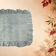 Tappeto bagno in cotone NUAGE verde salvia 60x180