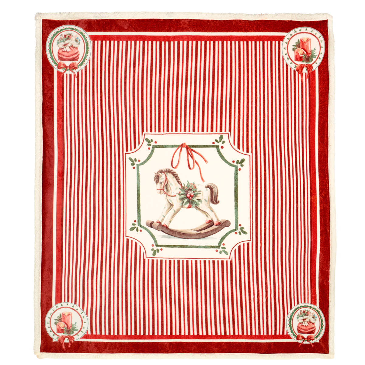 Assortimento plaid con giftbox magic noel 130x160cm - Nuvole di stoffa