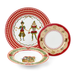 Set 18 piatti vintage toys d.26.5/19/21.5 - Nuvole di stoffa