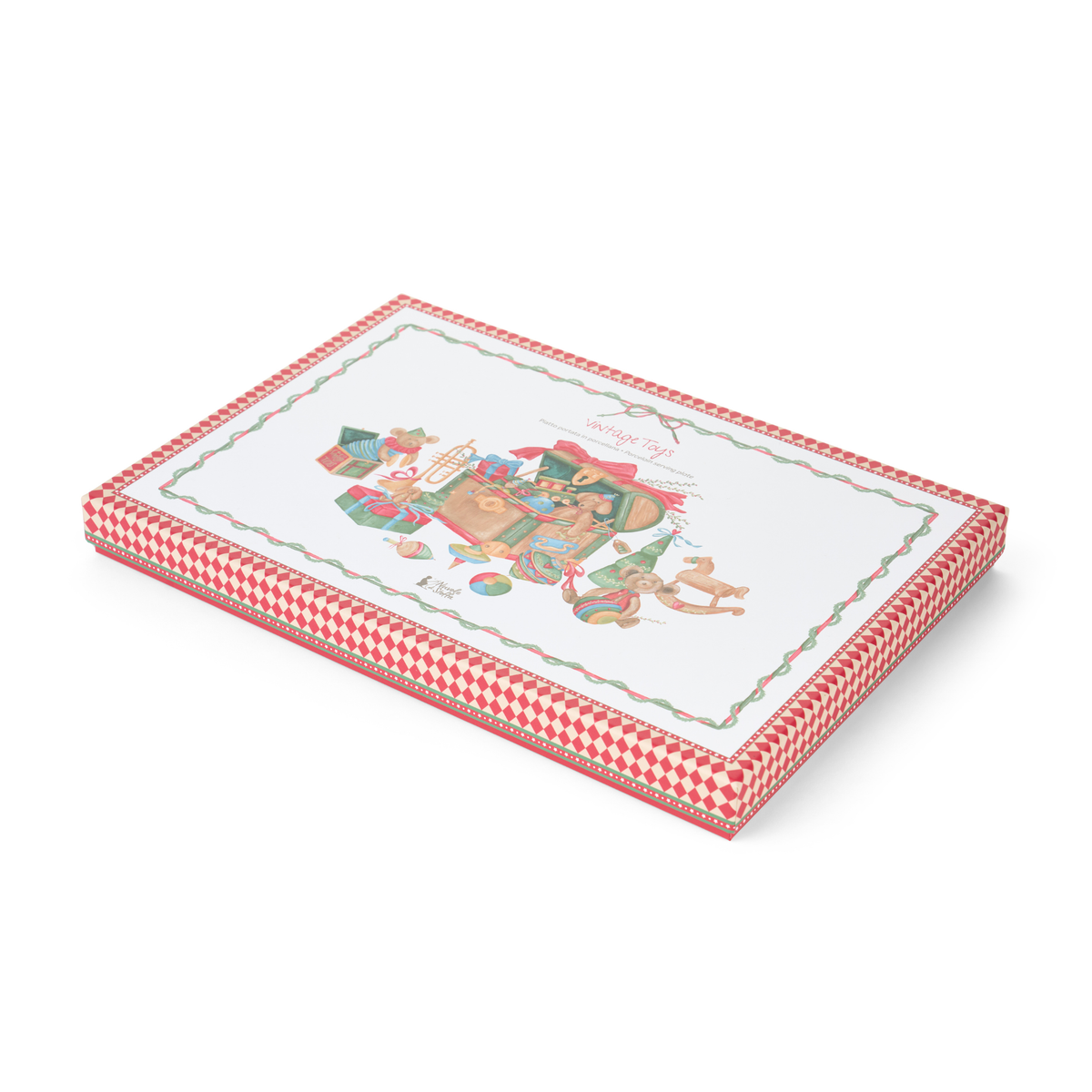 Piatto portata vintage toys 35x23.5 cm - Nuvole di stoffa