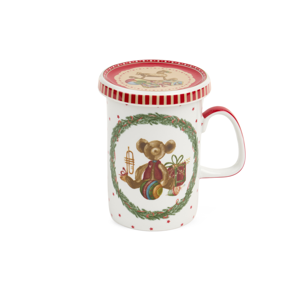 Assortimento tisaniera in ceramica con scatola regalo vintage toys - Nuvole di stoffa