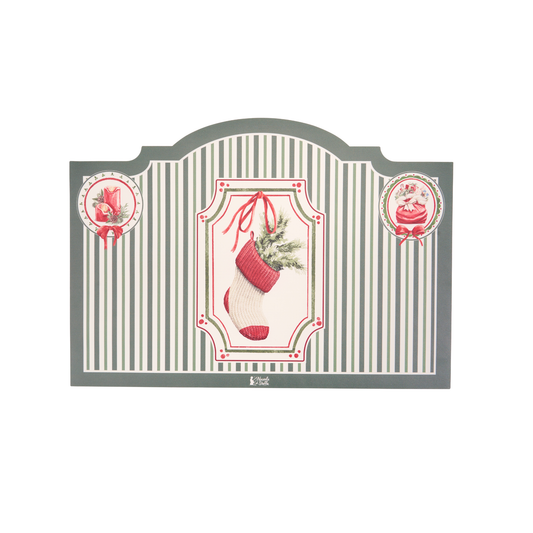 Assortimento  tovaglietta americana in vinile magic noel 50x35 cm - Nuvole di stoffa