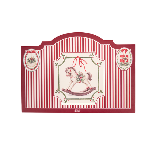 Assortimento  tovaglietta americana in vinile magic noel 50x35 cm - Nuvole di stoffa