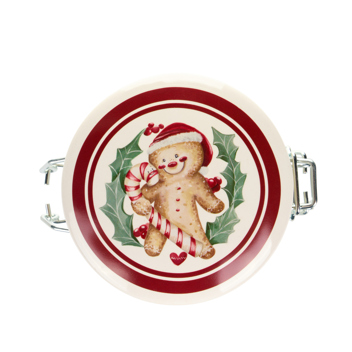 Barattolo vetro borosilicato delicious xmas con scatola 1000ml - Nuvole di stoffa