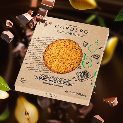 Cordero Crumble Pera e Cioccolato 350g
