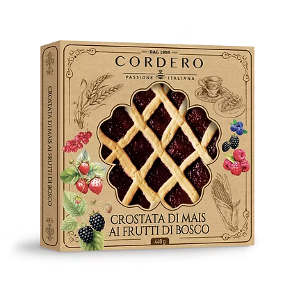 Cordero Crostata di Mais ai Frutti di Bosco 440g