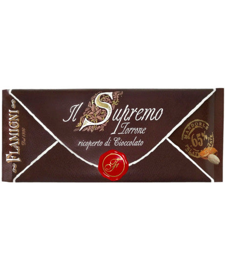 Flamigni Il Supremo Torrone 150g Ricoperto Cioccolato